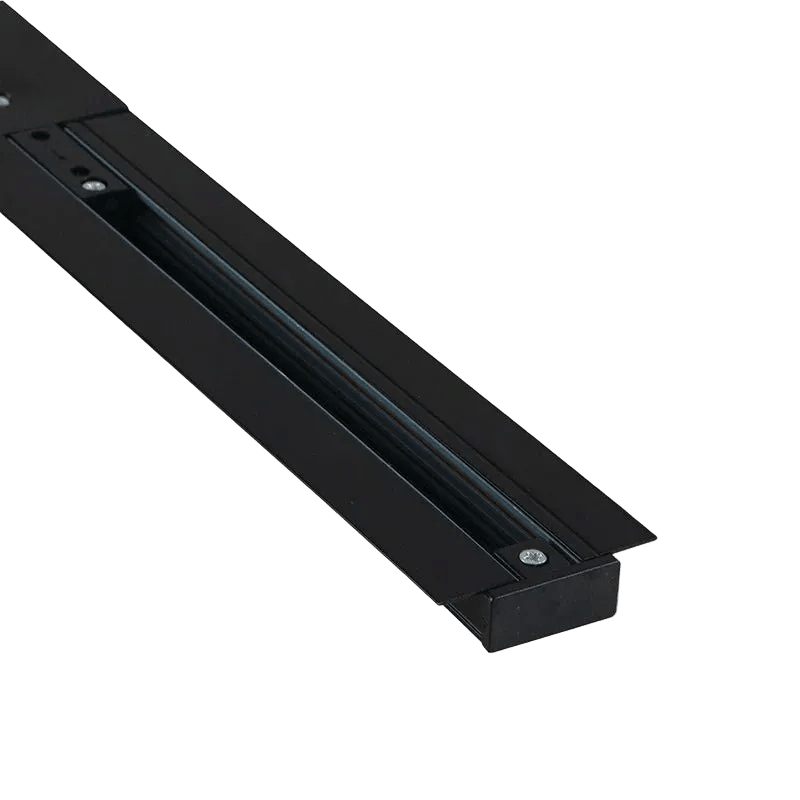 Black Recessed Track 3 Wire