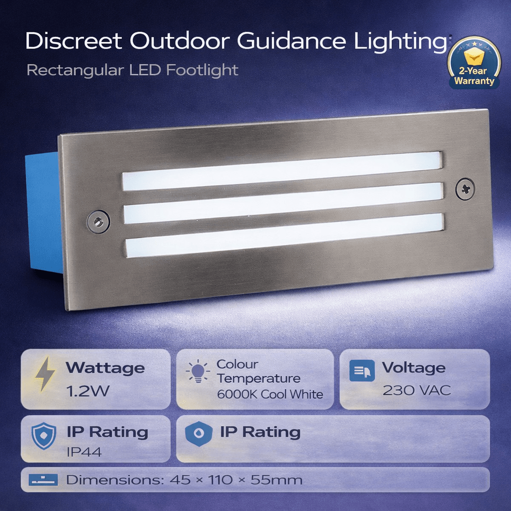 LED Foot Light - Large Rectangle