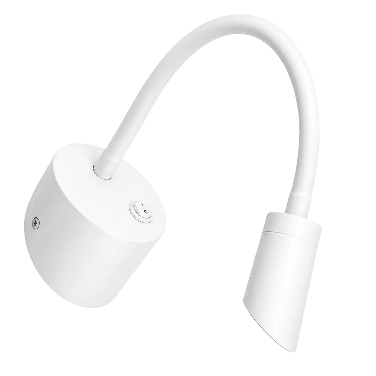 LED Wall Light - 3W Goose Neck Reading Light - White