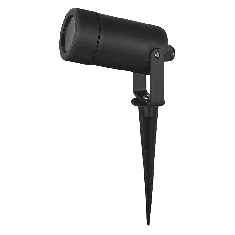 Coastal Matt Black Outdoor Spike Light IP65