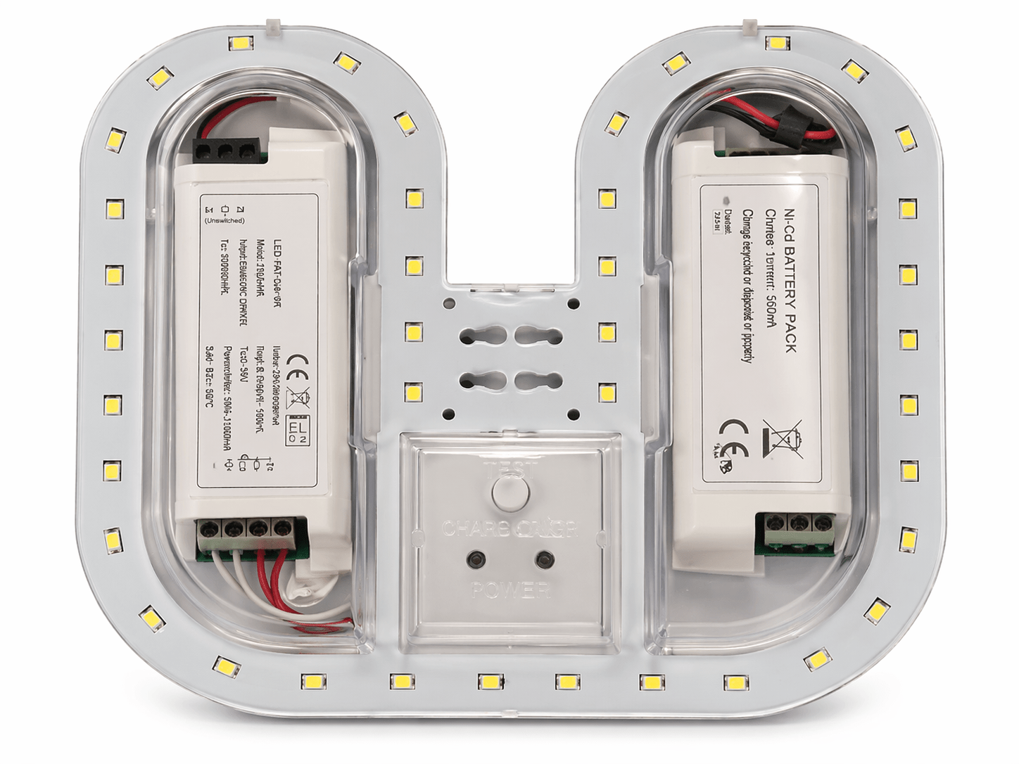2D Emergency LED Replacement Panel - 16W