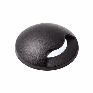 Black rubber door stopper on a white background