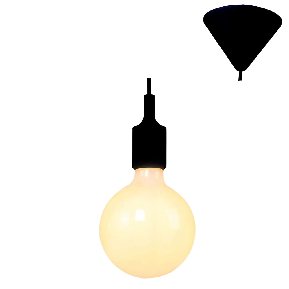 Black Silicone Pendant Light