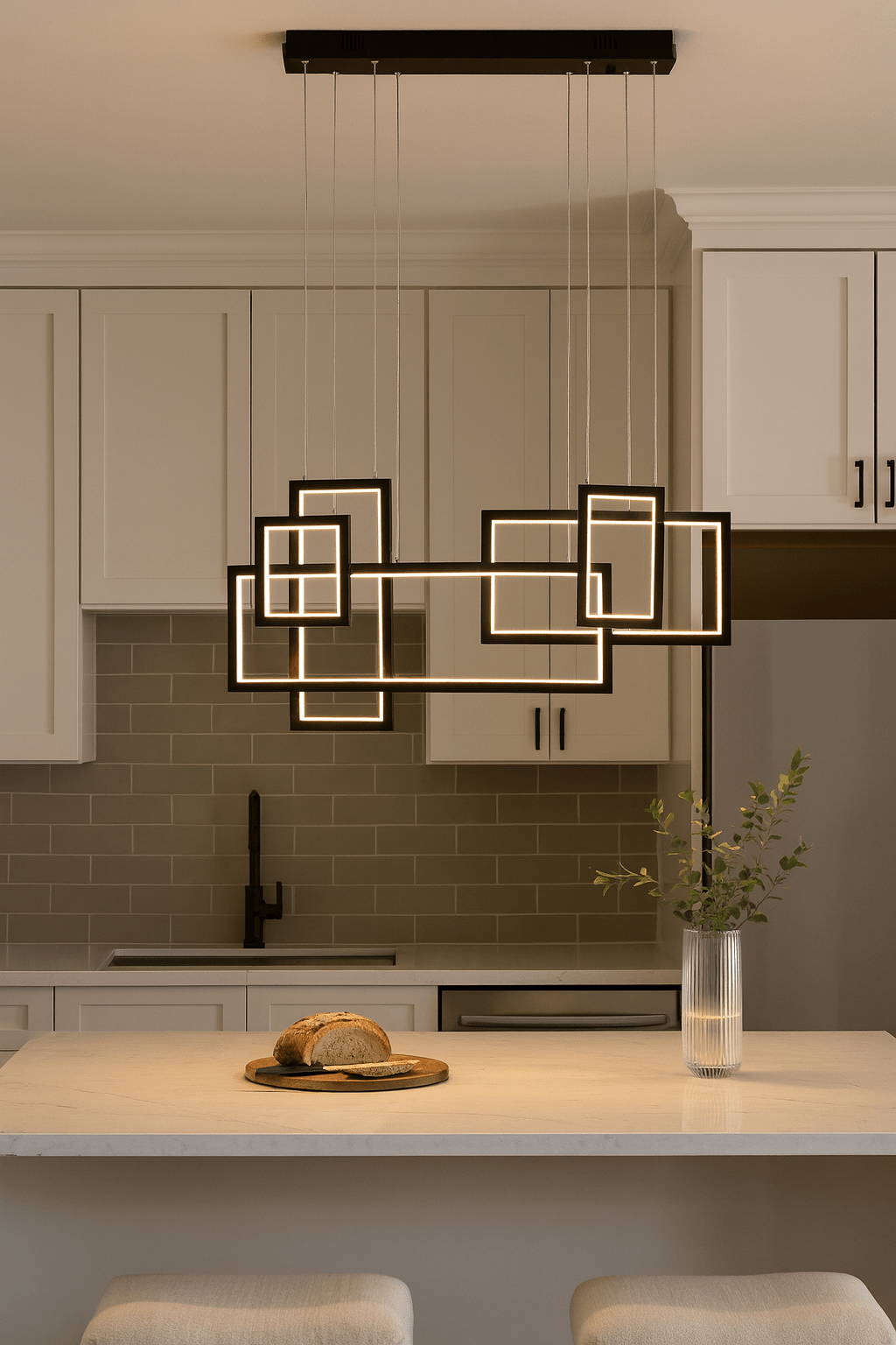 Aluminium and Acrylic LED Pendant