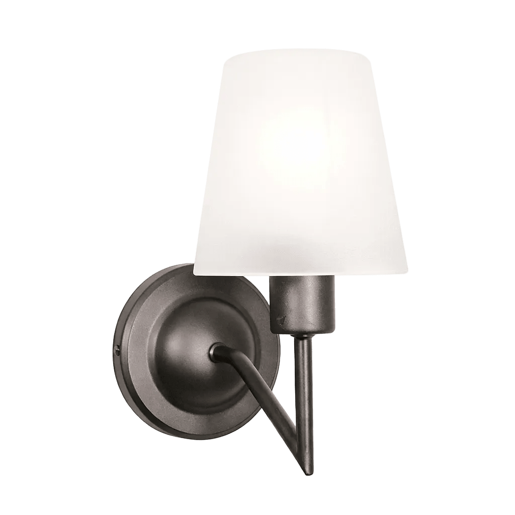 Charcoal Metal Indoor Wall Light - Contemporary