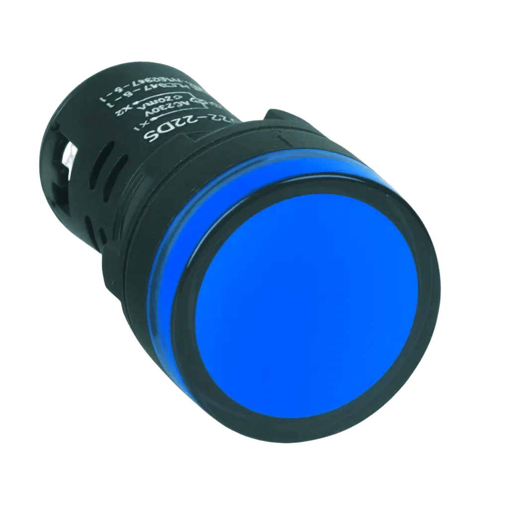 Blue 48V LED Pilot Light IP65 16mm