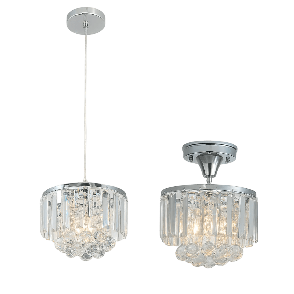 Chrome Pendant or Ceiling Light