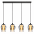 20W LED Crystal Egg & Smoke Glass Pendant Light
