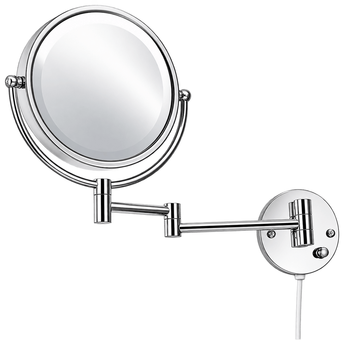 LED Cosmetic Makeup Mirror - transparent background, 1254×1254