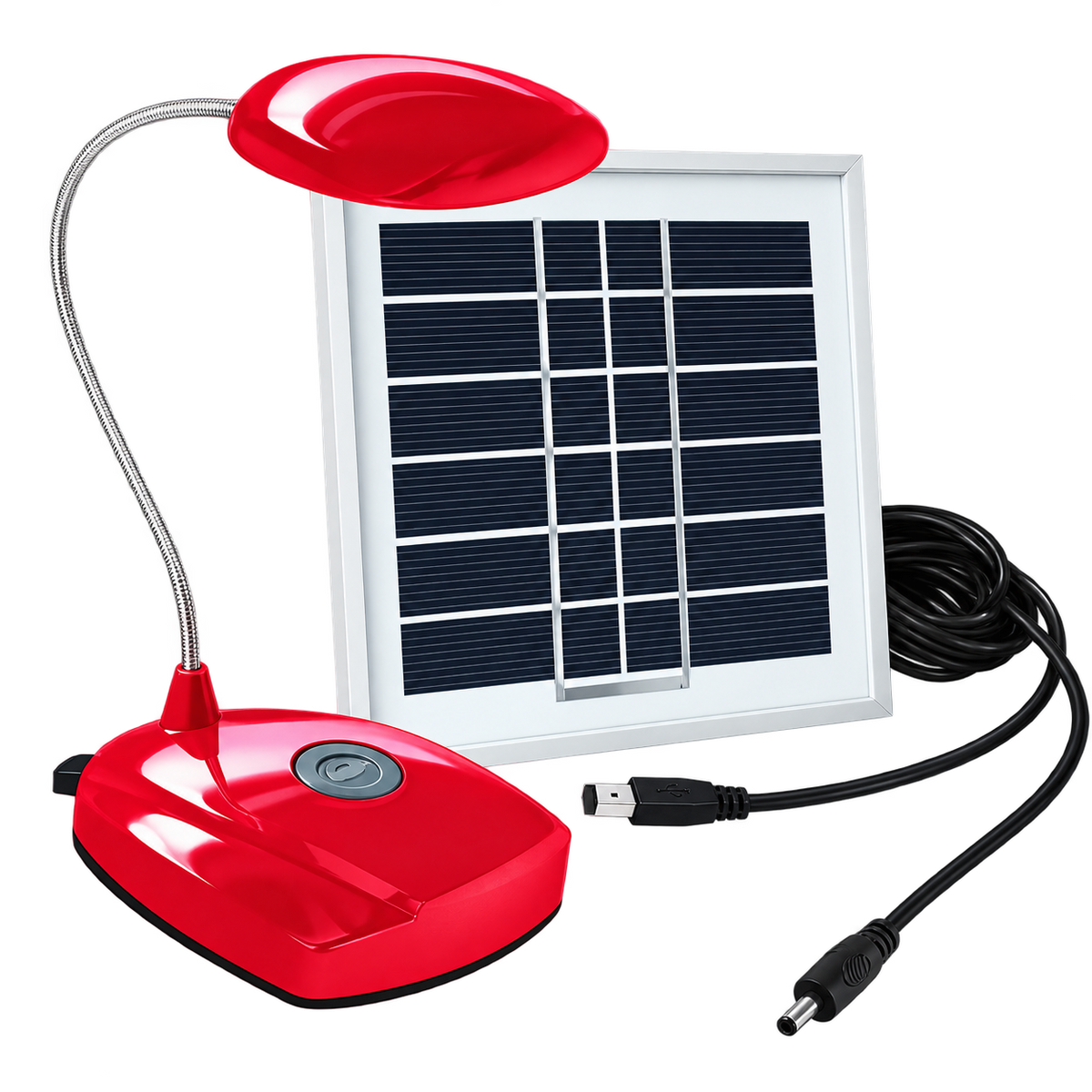 Solar Desk Lamp - transparent background, 1254×1254