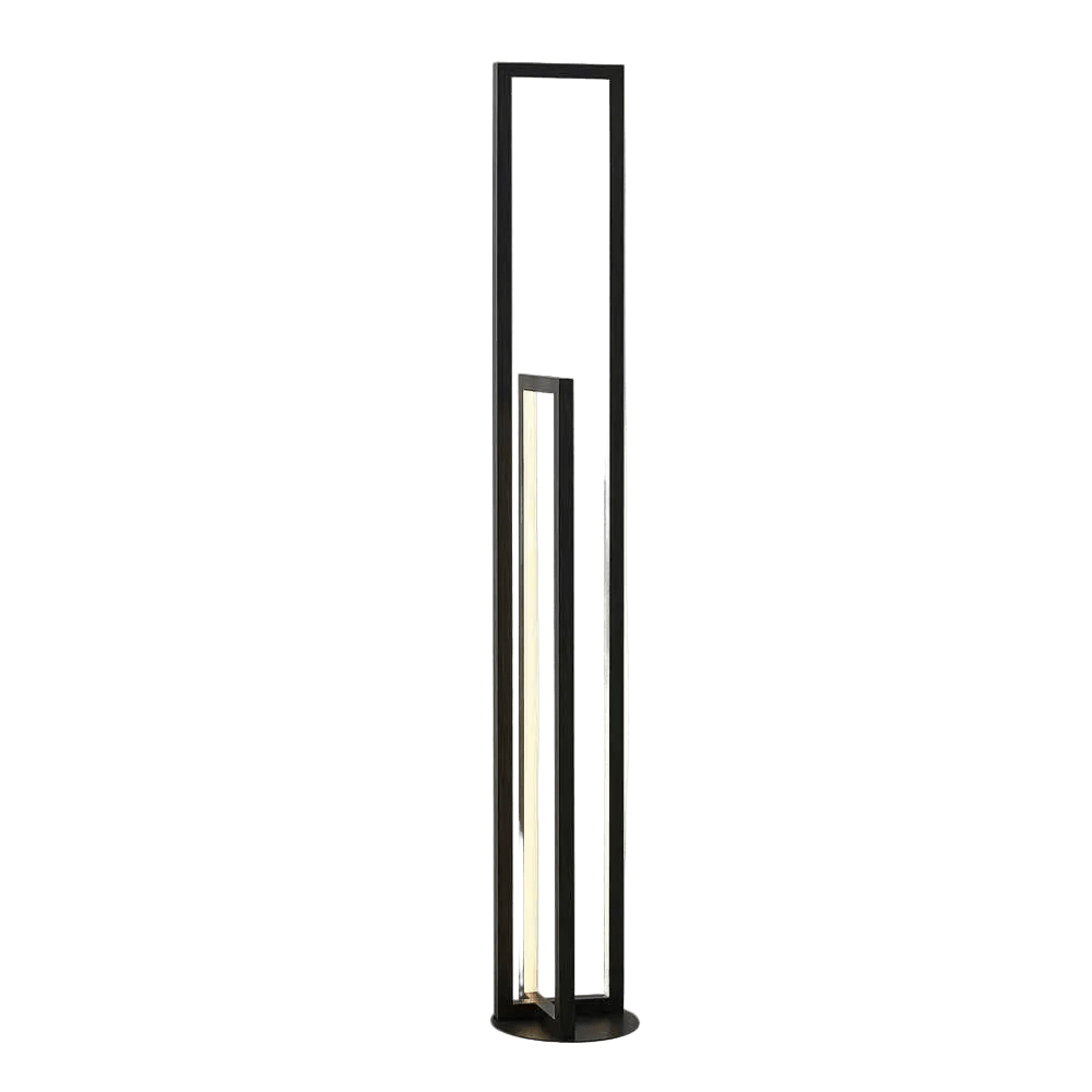 Enigma Black LED Floor Lamp