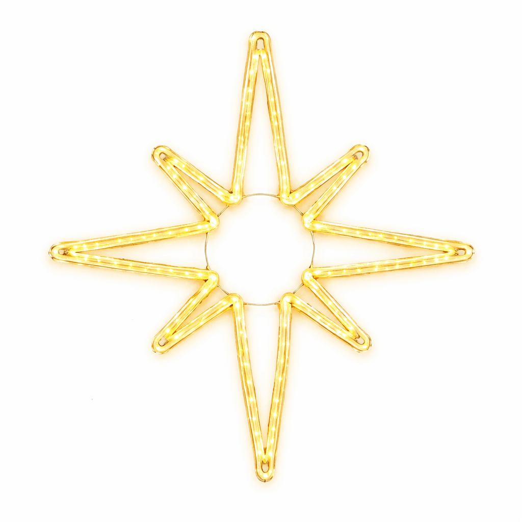 LED Christmas Lights - Shining Star Motif