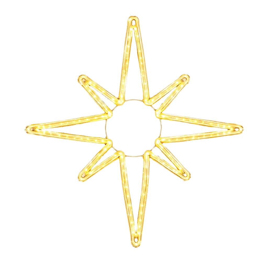 LED Christmas Lights - Shining Star Motif