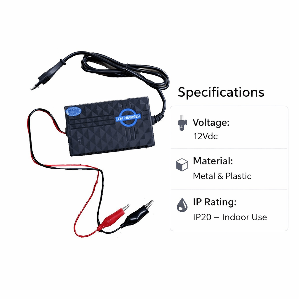 12Vdc Intelligent Battery Charger