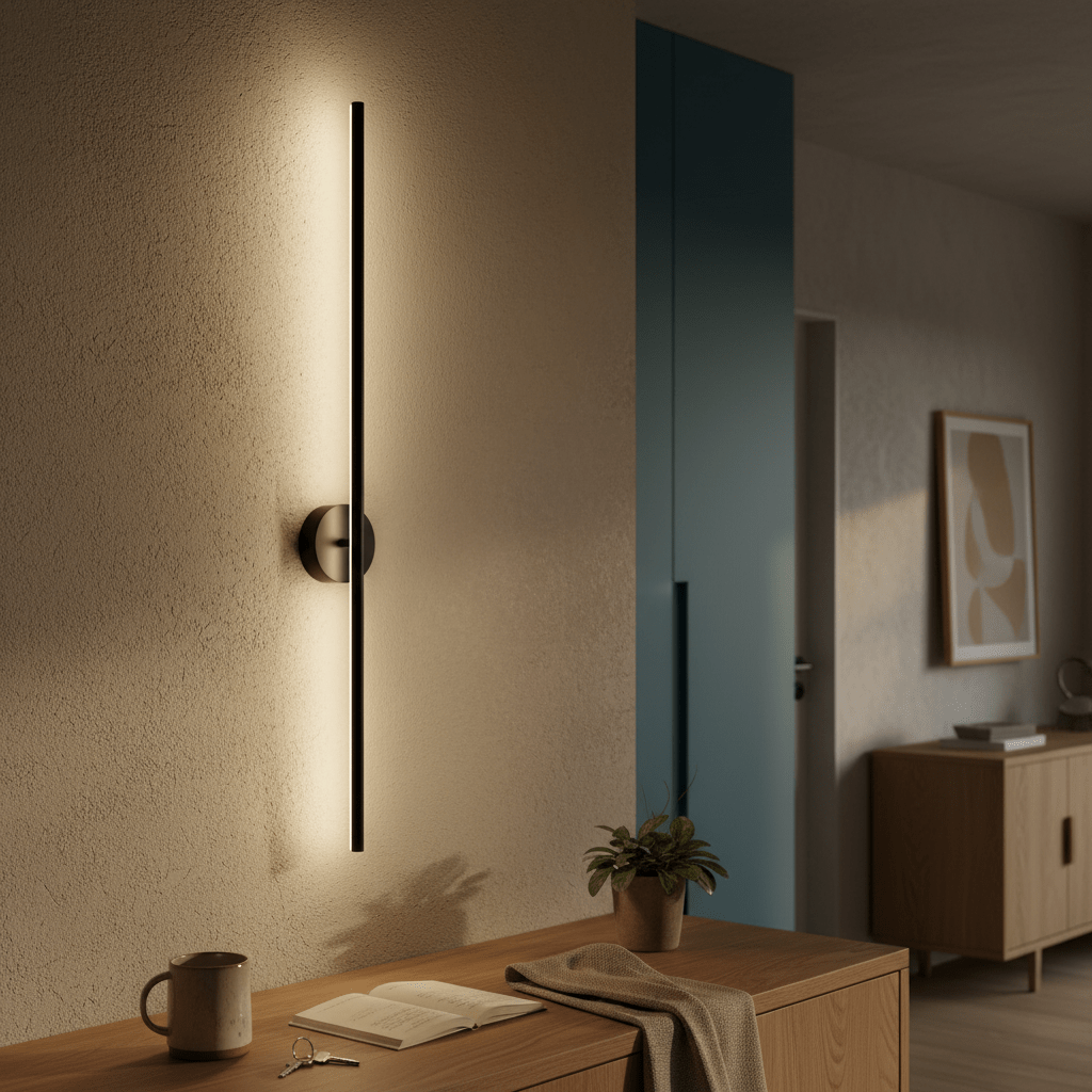 George Black Linear 600mm Indoor or Outdoor LED Wall Light