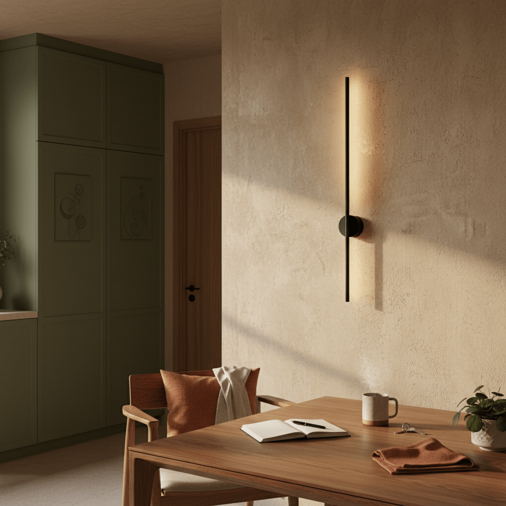 George Black Linear 600mm Indoor or Outdoor LED Wall Light
