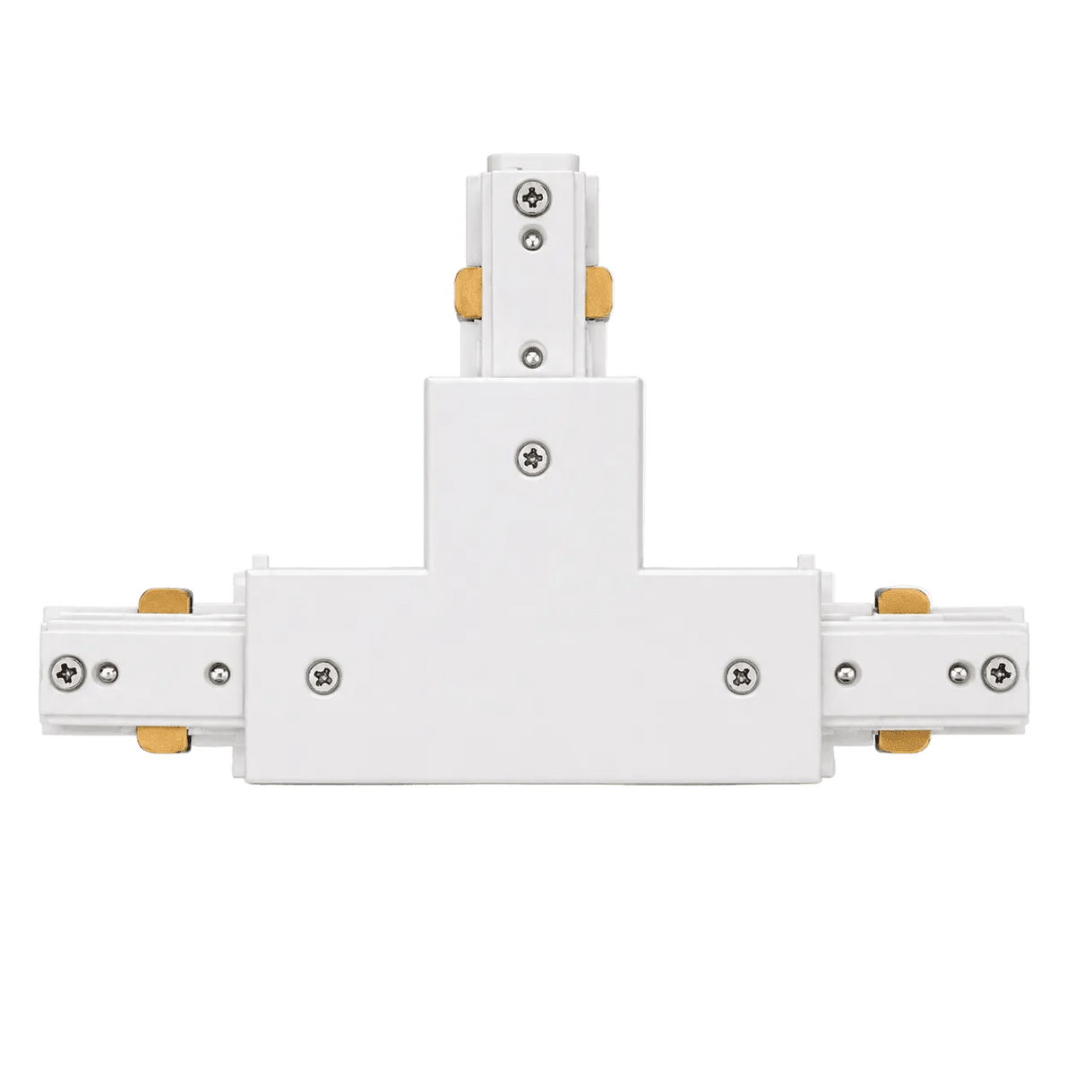 3-Wire Track Connectors - T-Connector / White