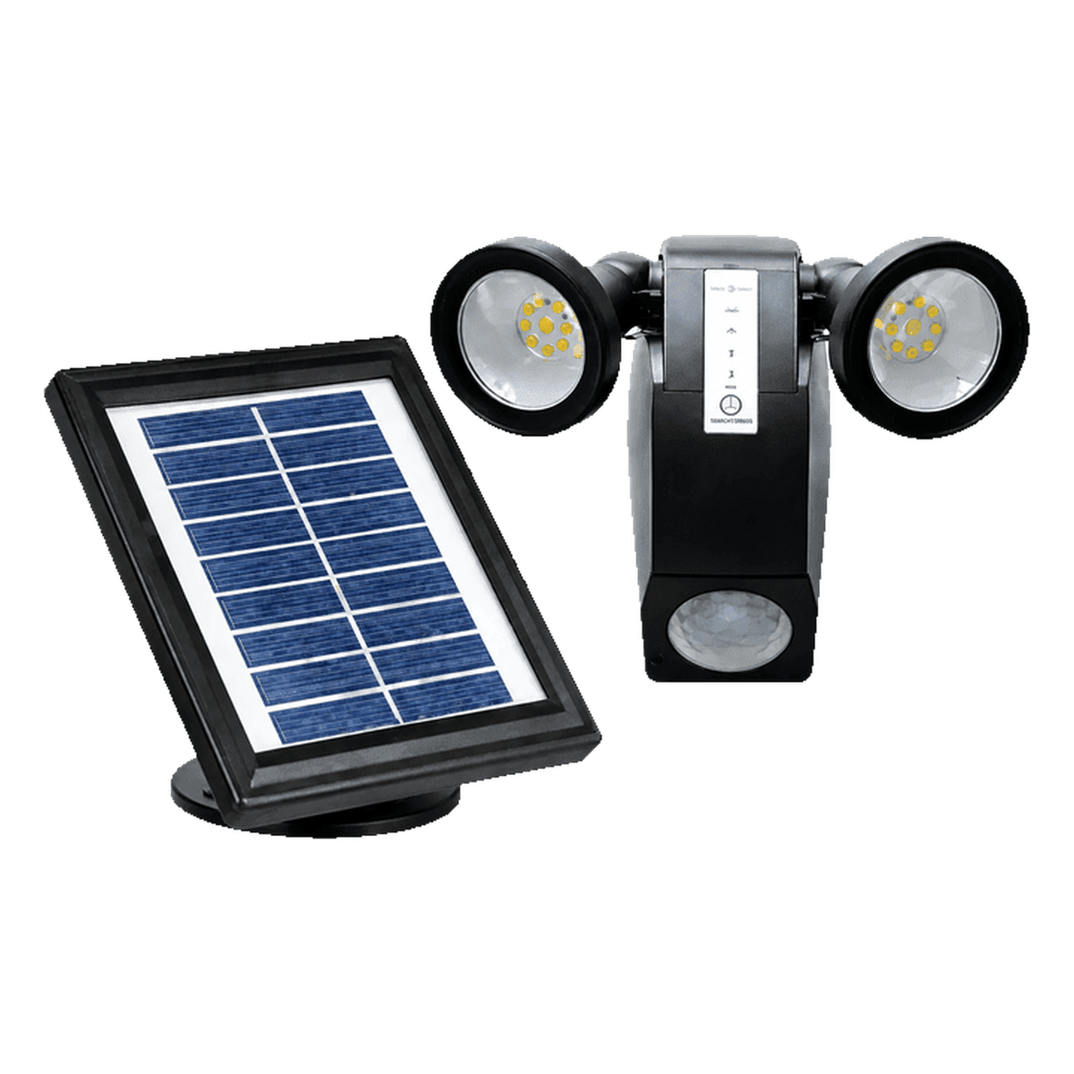 Solar Spot Light with PV Panel, transparent background, 1254 x 1254
