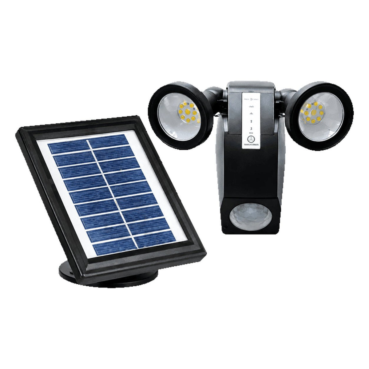 Solar Spot Light with PV Panel, white background, 1254 x 1254