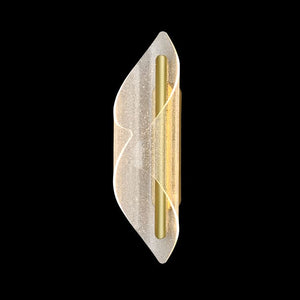 LED Satin Gold Wall Light Warm White