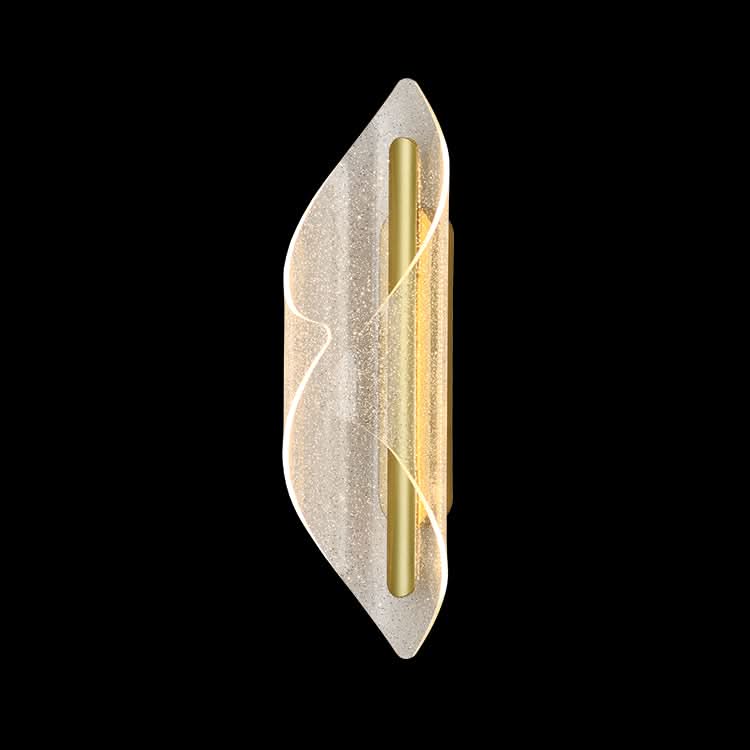 LED Satin Gold Wall Light Warm White