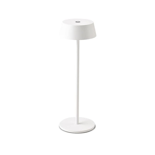 Lola White LED Table Lamp - Rechargeable