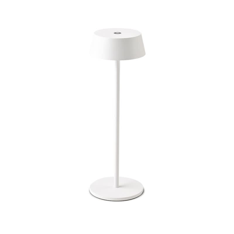 Lola White LED Table Lamp - Rechargeable