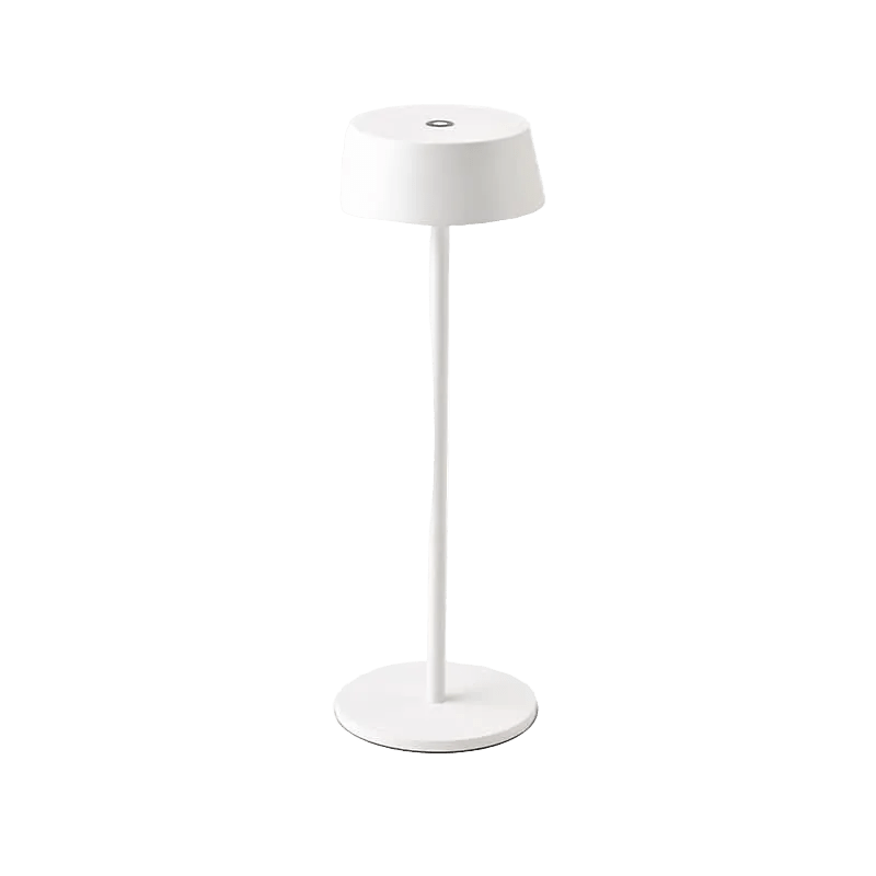 Lola White LED Table Lamp - Rechargeable