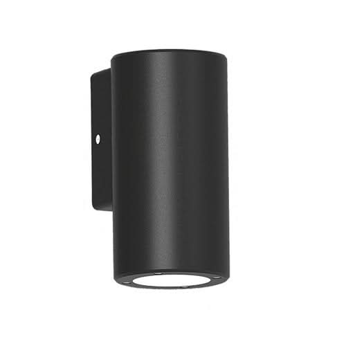 Spazio Black LED Outdoor Wall Light IP65 3000K