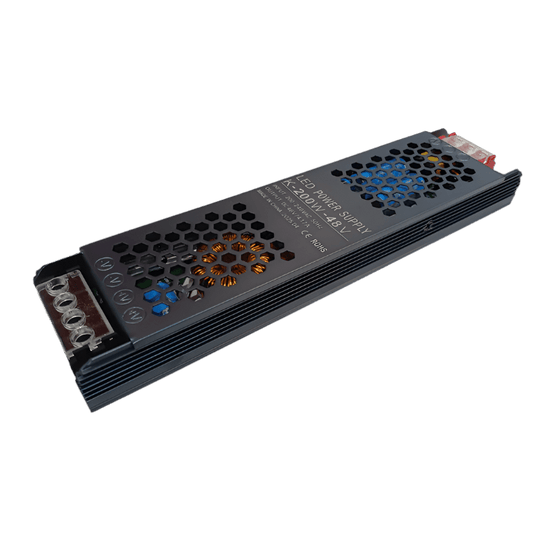 LED Power Supply - 48Vdc 200W - Surge Protected / Slim Design