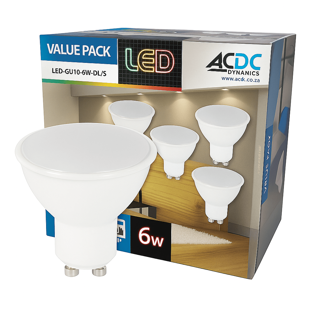LED Down Light - 6W GU10 Value Pack