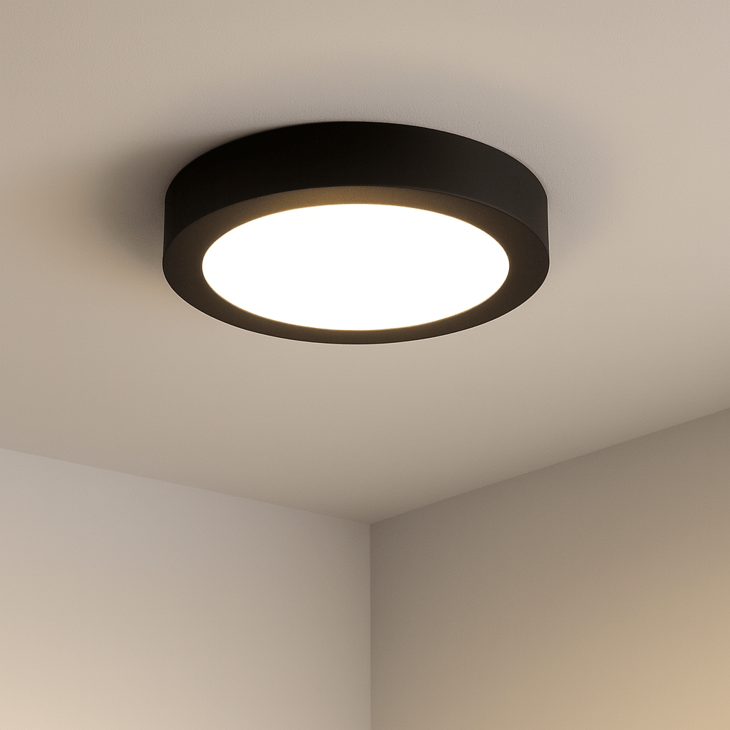 Black Aluminium Ceiling Light CF550