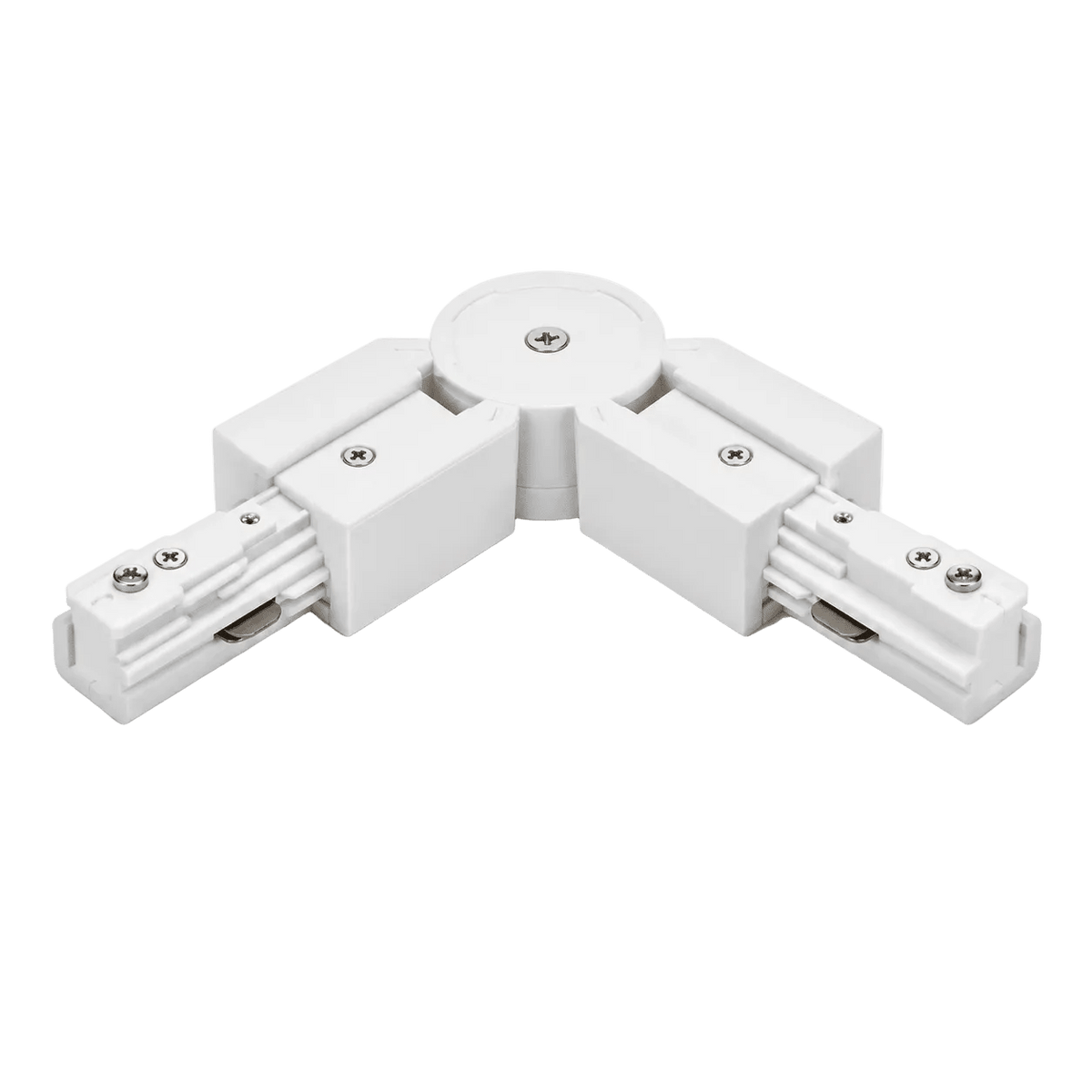 3-Wire Track Connectors - L-Connector / White