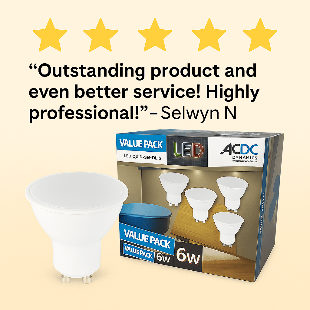 LED Down Light - 6W GU10 Value Pack