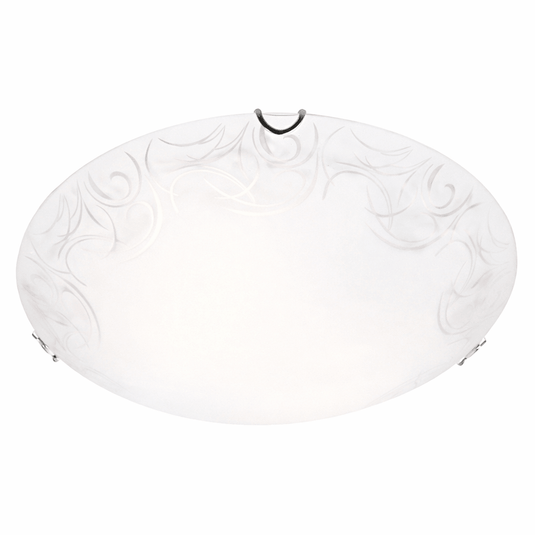 White robe with decorative patterns on a white background