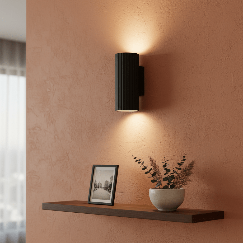 Matilda Black Up & Down Indoor Wall Light