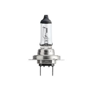 Car headlight bulb on a white background