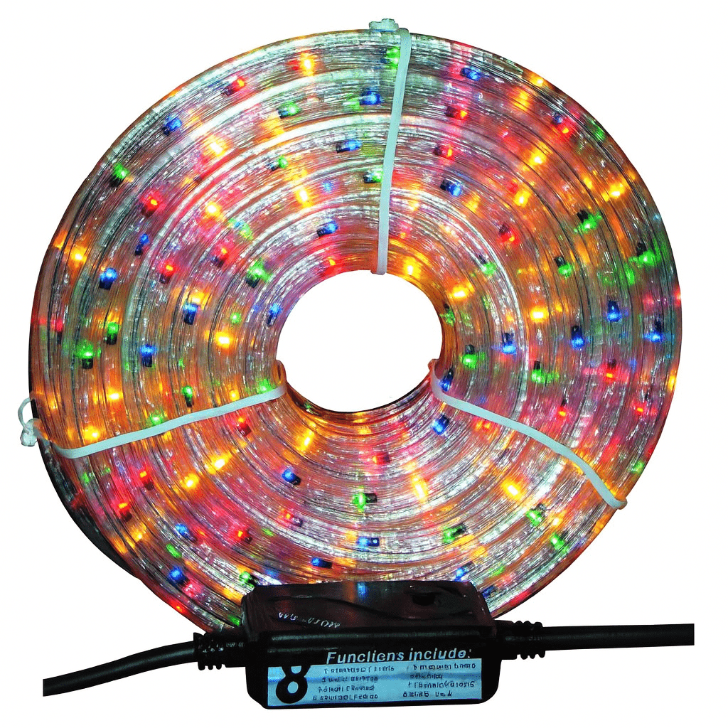 LED Rope Light - 2-Wire Chasing RGB (3-Colour) | 10m Roll