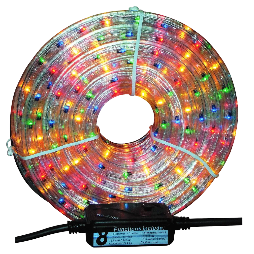 LED Rope Light - 2-Wire Chasing RGB (3-Colour) | 10m Roll