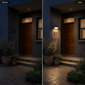 LED Wall Light - Half Moon - additional product image