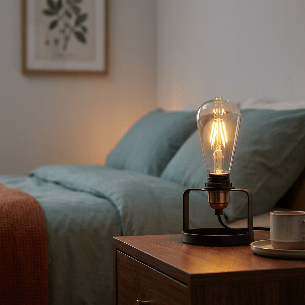 4W Pear Globe Filament LED Bulb – E27, 3000K Warm White