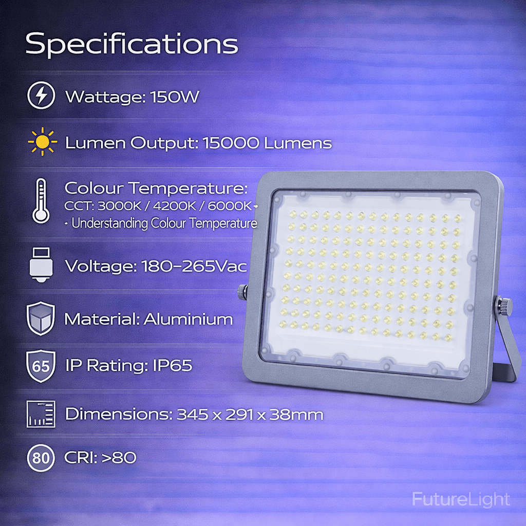LED Flood Light - 150W (3 Year)