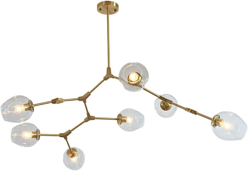 Elegant Gold 8 Light Pendant - Future Light - LED Lights South Africa