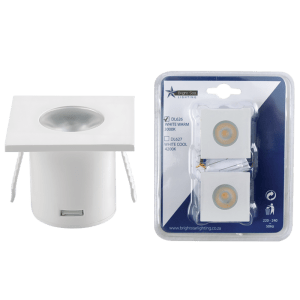 Warm White LED Square Light IP20