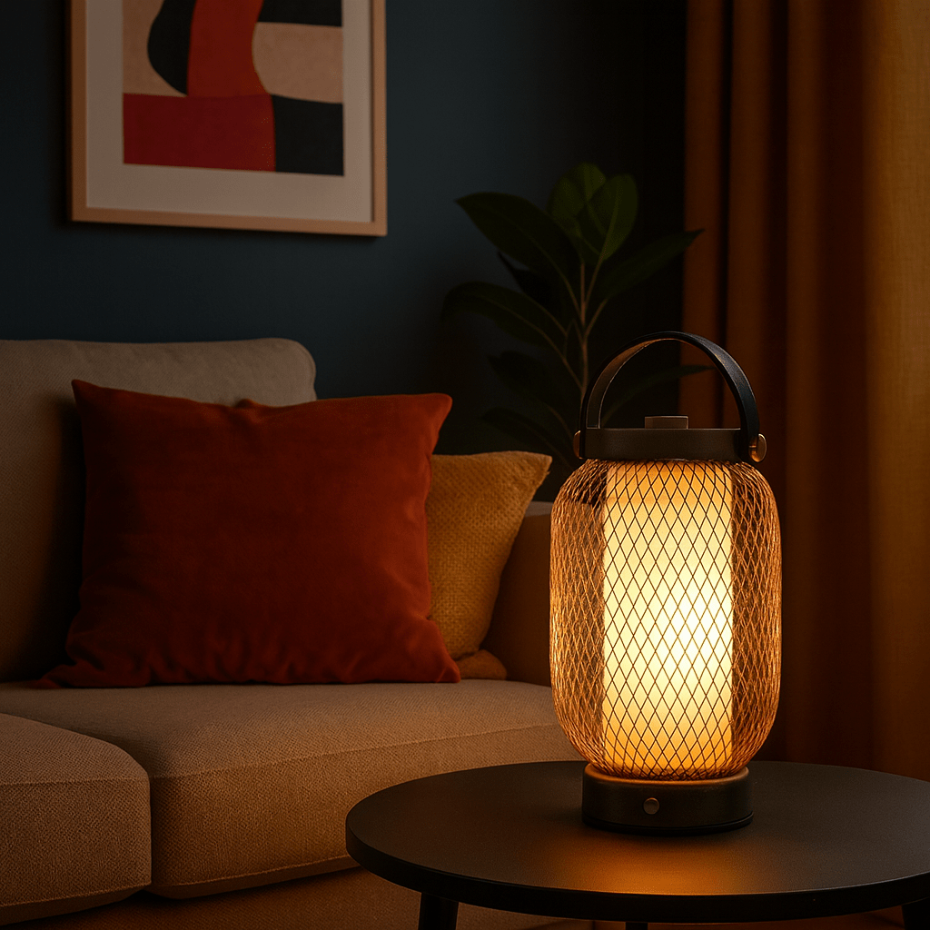 Wall-mounted emergency LED light placed in hallway of Cape Town home for night safety