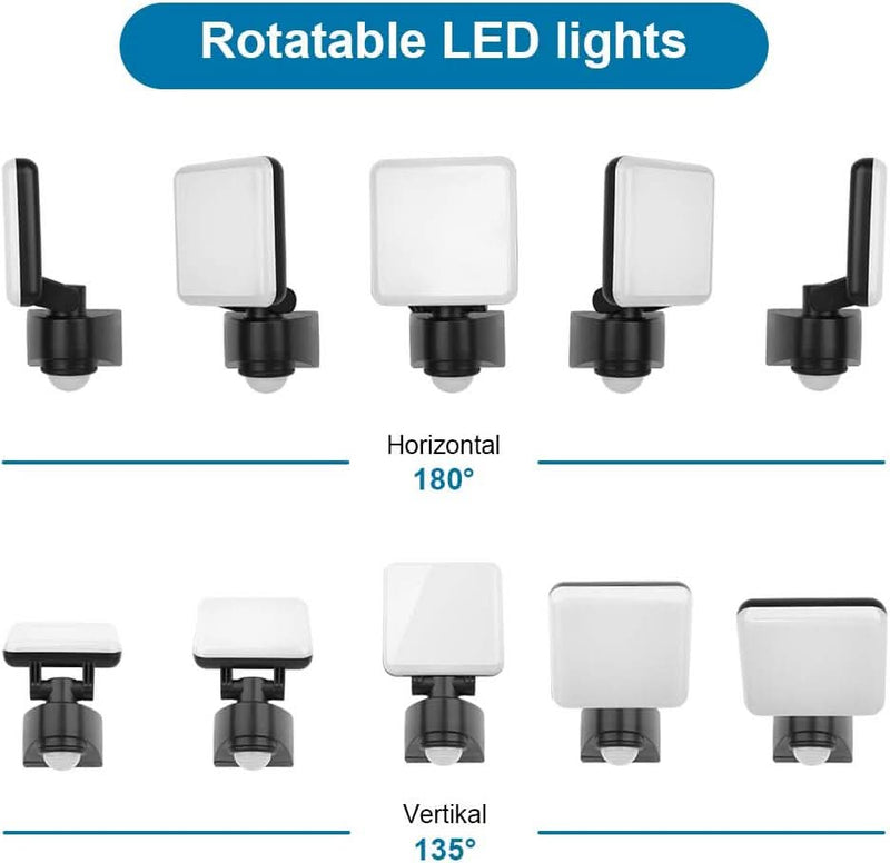Alternative lighting angle of motion sensor floodlights perfect for Cape Town driveways — Subtopic 2 SA lifestyle example