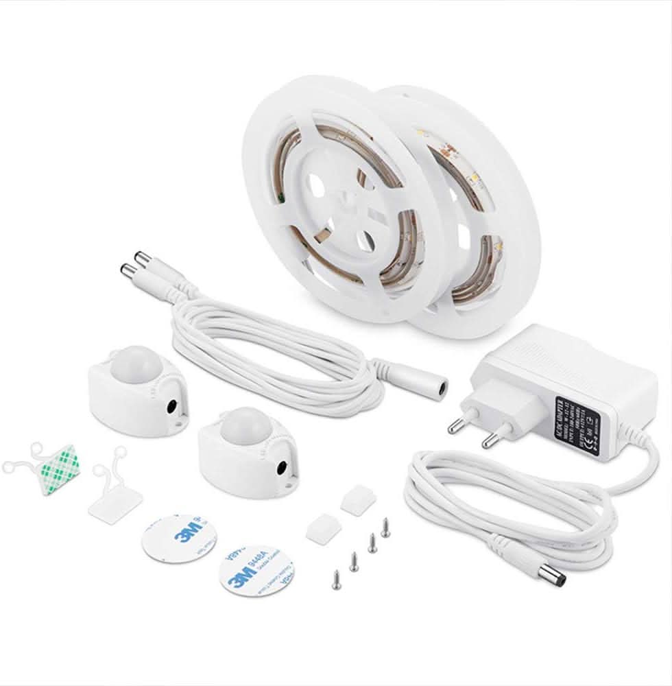 LED Strip Lights - Motion Sensor Strip Light Kit - Double Strip Set