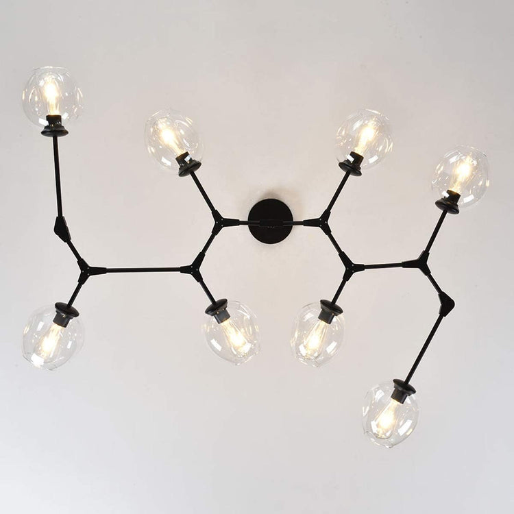 Elegant Black 8 Light Pendant - Future Light - LED Lights South Africa