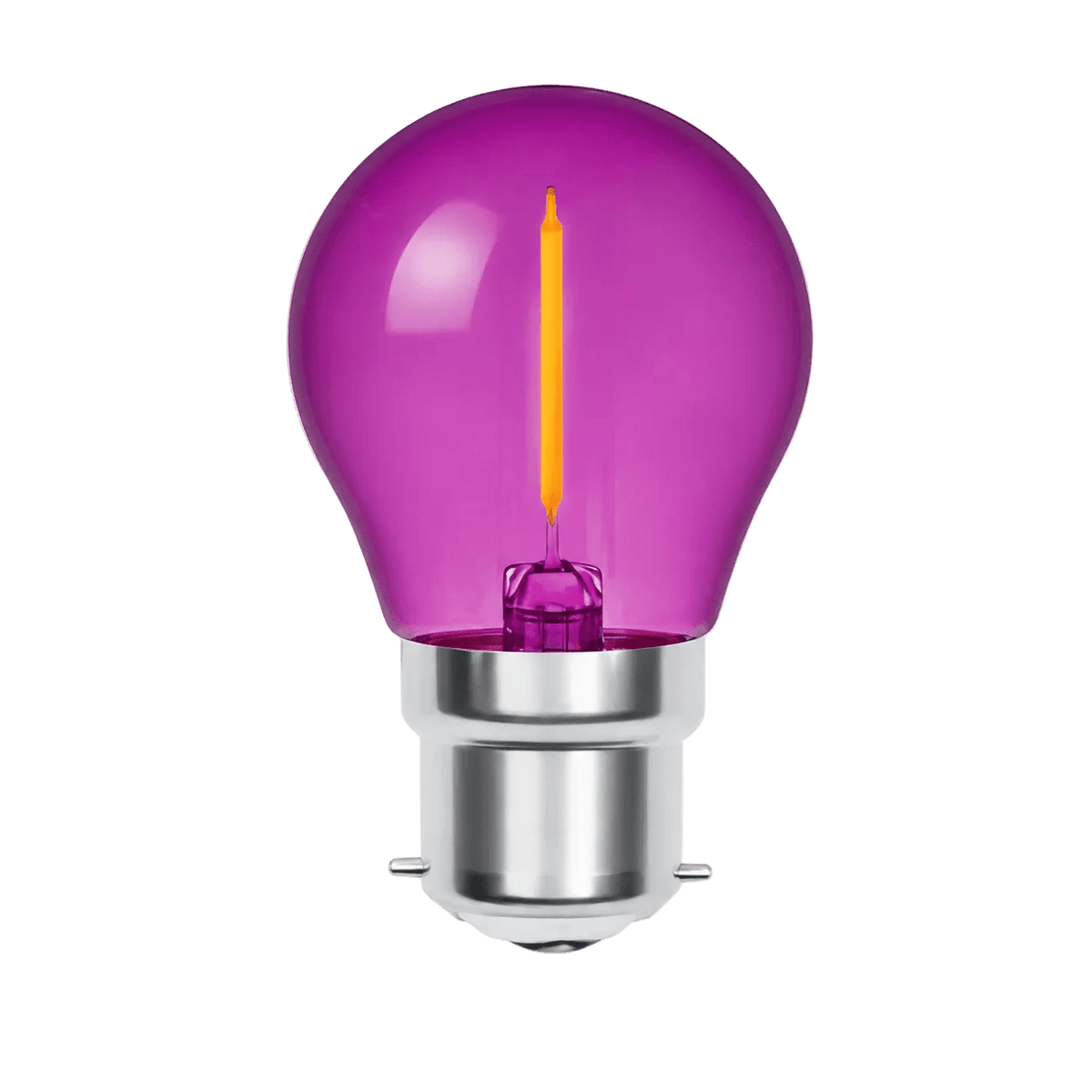 1W Golf Ball LED Bulb - Purple