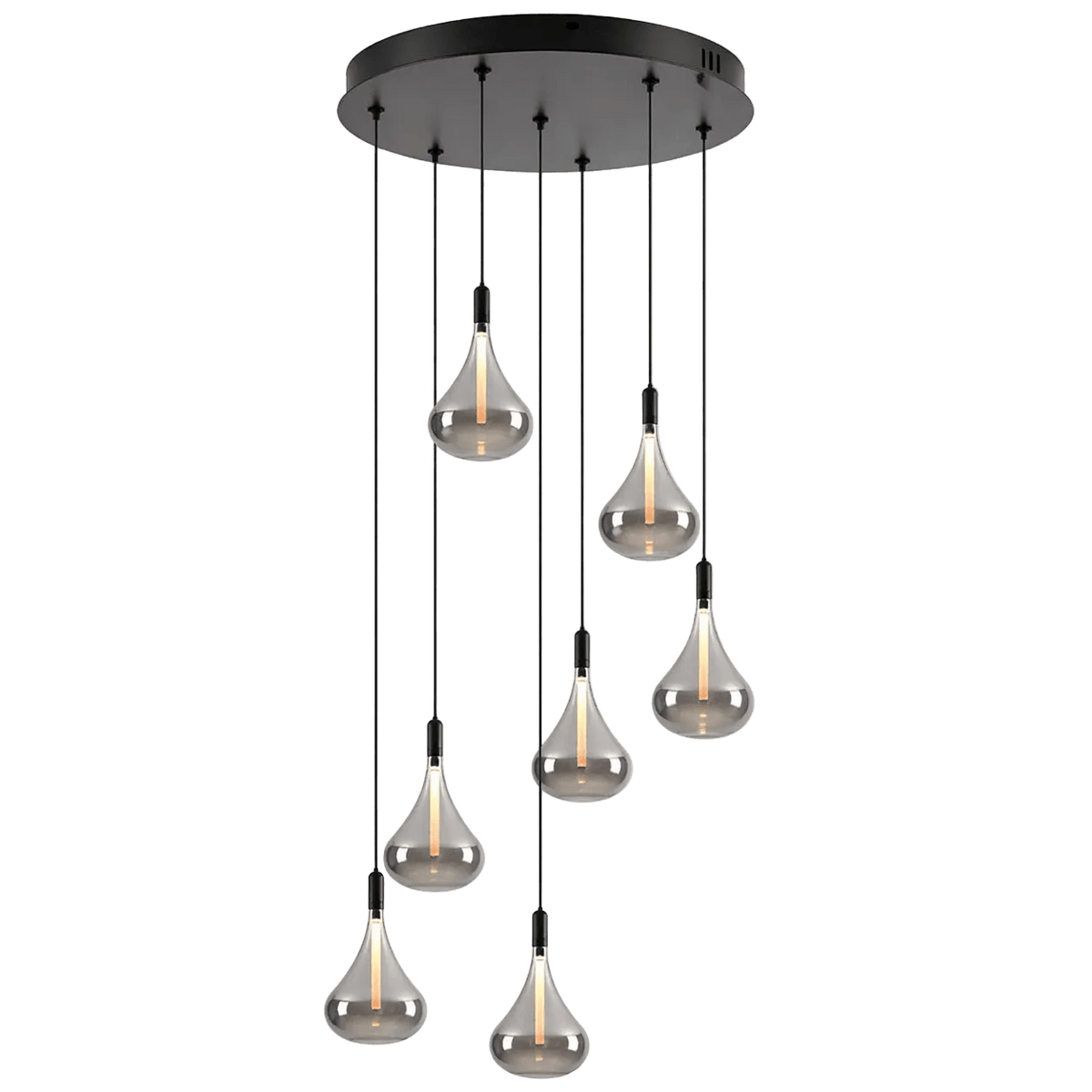 Cape Grape Smoke Glass LED Pendant Light